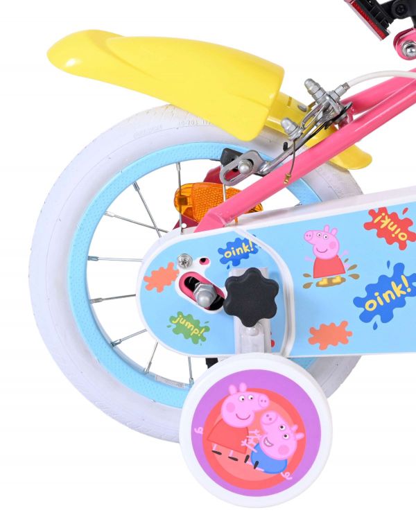 Peppa Pig Kinderfiets - Meisjes - 12 inch - Roze - Twee handremmen