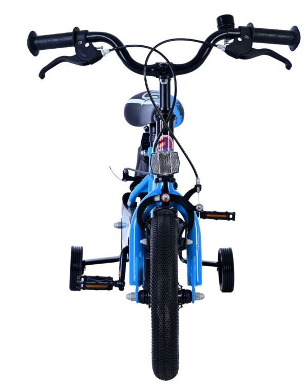 Volare Sportivo Kinderfiets - Jongens - 12 inch - Blauw Zwart - Twee Handremmen Volare Sportivo Kinderfiets - Jongens - 12 inch - Blauw Zwart - Twee Handremmen
