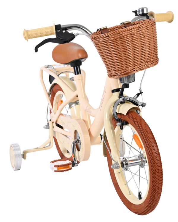 Volare Ashley Kinderfiets - Meisjes - 14 inch - Creme