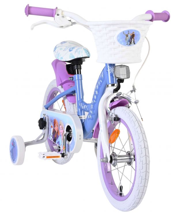 Disney Frozen 2 Kinderfiets - Meisjes - 14 inch - Blauw/Paars