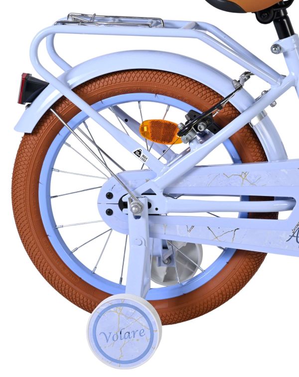 Volare Ashley Kinderfiets - Meisjes - 16 inch - Pastel Blauw- Twee Handremmen