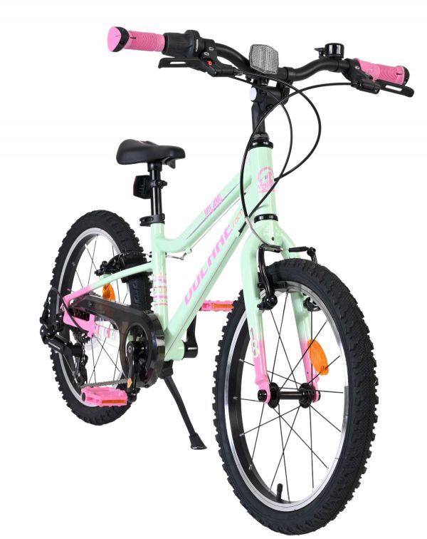 Volare Milano Kinderfiets - Meisjes - 18 inch - Mintgroen - 6 versnellingen