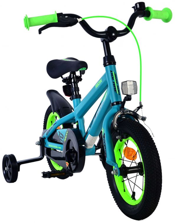Volare Rocky Kinderfiets - Jongens - 12 inch - Groen Volare Rocky Kinderfiets - Jongens - 12 inch - Groen