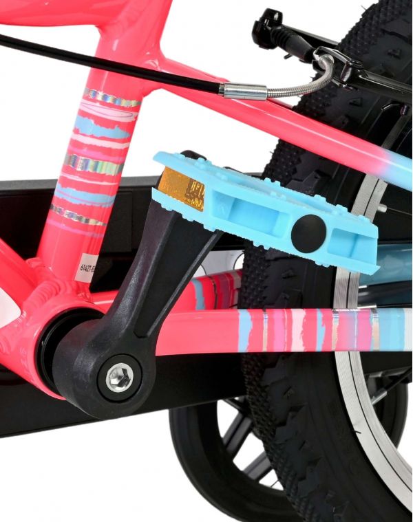 Volare Milano Kinderfiets - Meisjes - 14 inch - Roze - Twee handremmen
