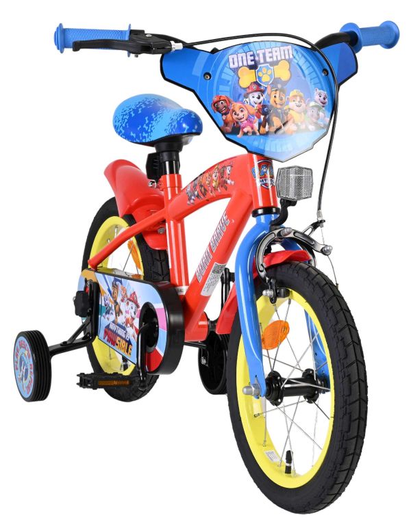 Paw Patrol Kinderfiets - Jongens - 14 inch - Rood/Blauw