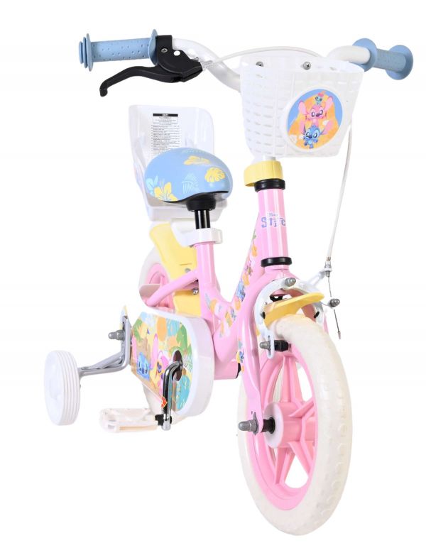 Disney Stitch Kinderfiets - Meisjes - Mag Wheels - 12 inch - Roze