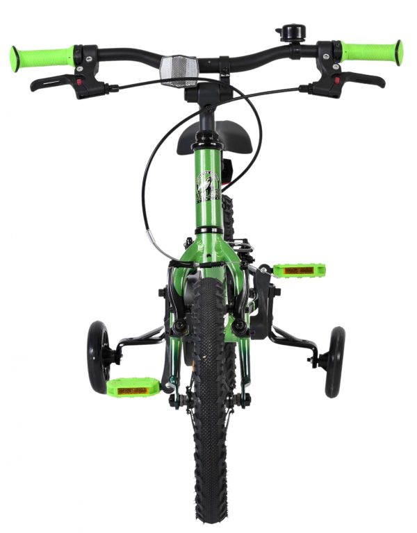 Volare Venom Kinderfiets - Jongens - 14 inch - Groen - Twee handremmen