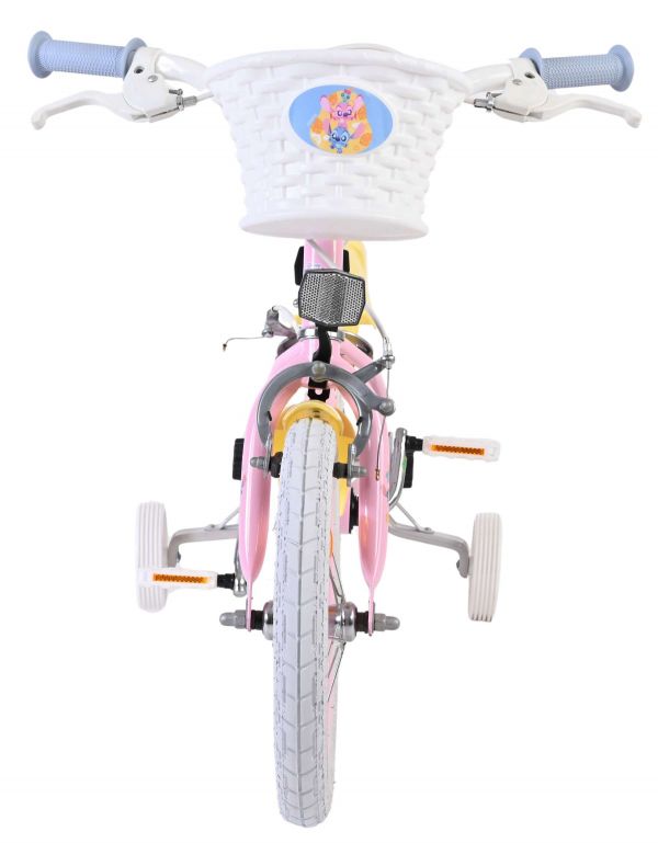 Disney Stitch Kinderfiets - Meisjes - 14 inch - Roze - Twee handremmen