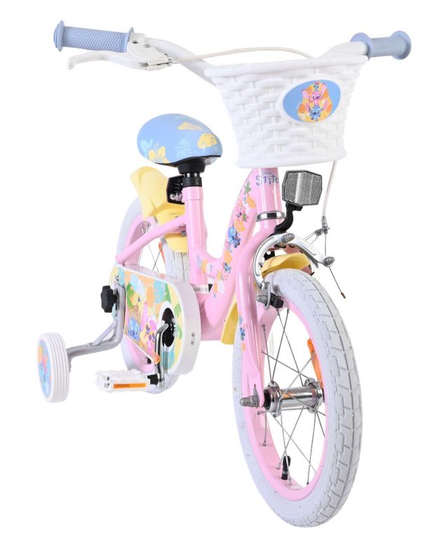 Disney Stitch Kinderfiets - Meisjes - 14 inch - Roze