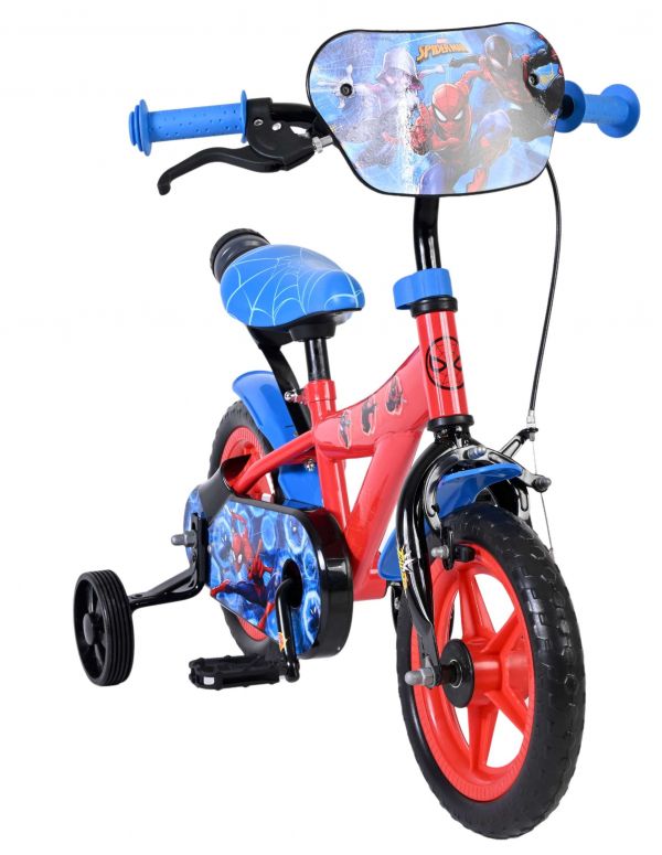 Spider-Man Kinderfiets - Jongens - Mag Wheels - 12 inch - Rood