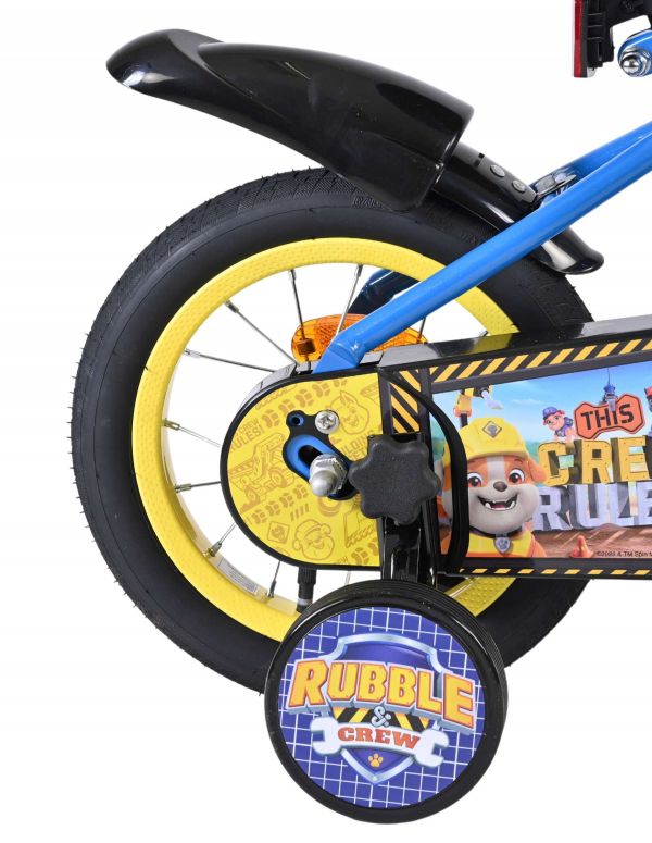 Paw Patrol -Rubble & Crew - Kinderfiets - Jongens - 12 inch - Blauw