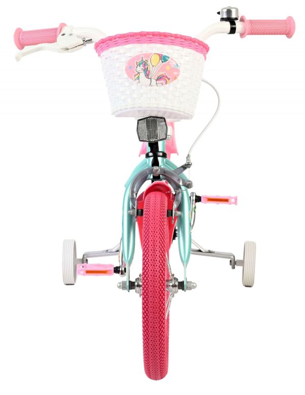 Volare Unicorn Kinderfiets - Meisjes - 14 inch - Groen