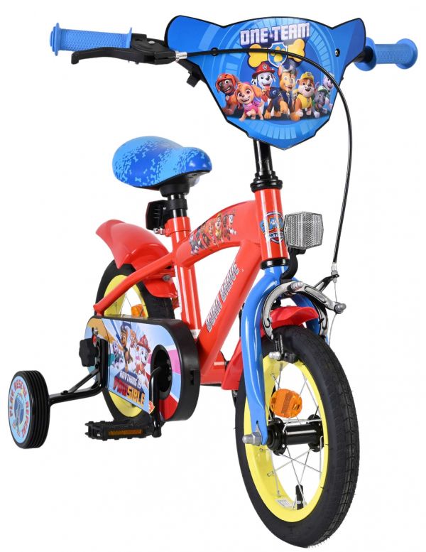 Paw Patrol Kinderfiets - Jongens - 12 inch - Rood/Blauw