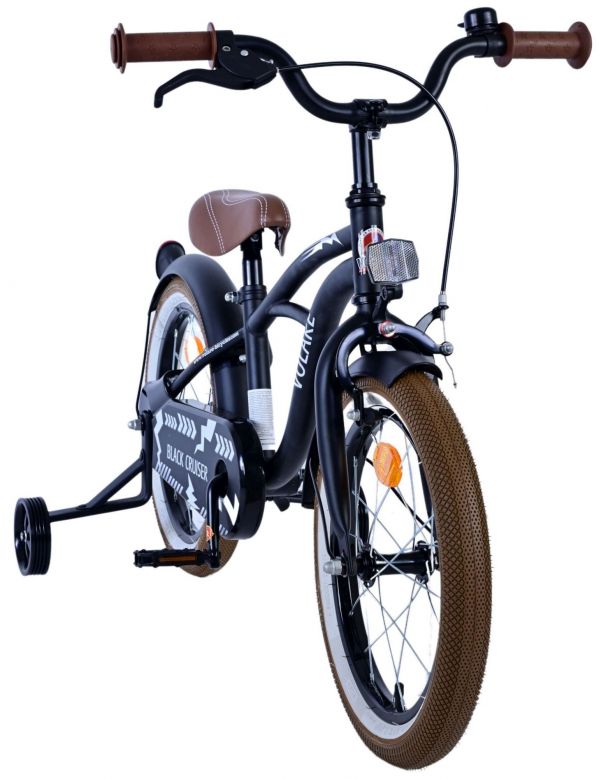 Volare Black Cruiser Kinderfiets - Jongens - 16 inch - Zwart Volare Black Cruiser Kinderfiets - Jongens - 16 inch - Zwart