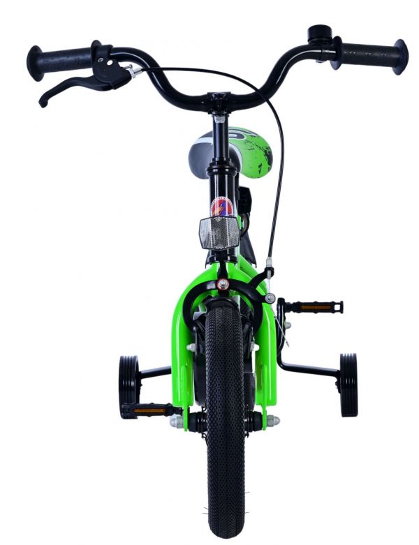 Volare Sportivo Kinderfiets - Jongens - 12 inch - Groen Zwart Volare Sportivo Kinderfiets - Jongens - 12 inch - Groen Zwart