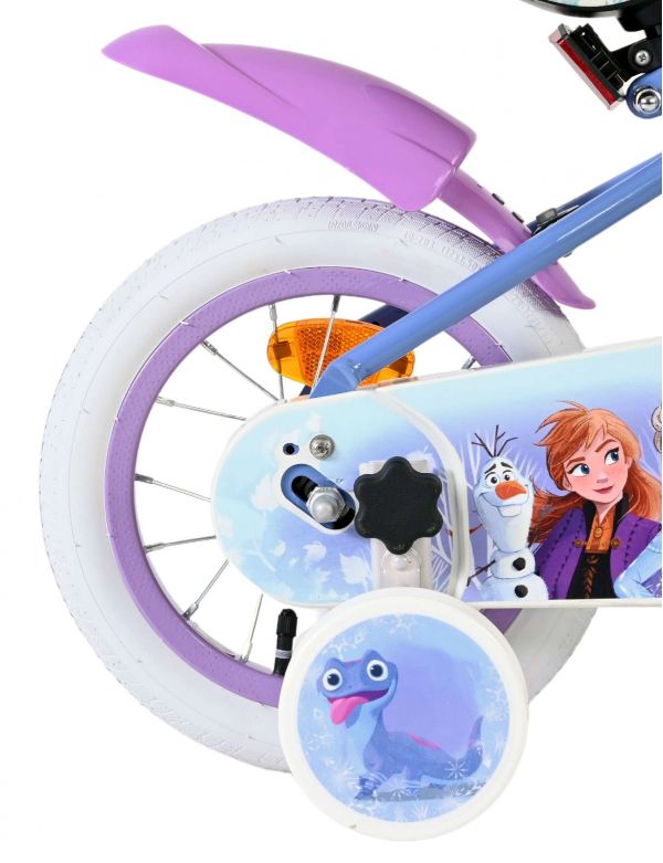 Disney Frozen 2 Kinderfiets - Meisjes - 12 inch - Blauw/Paars