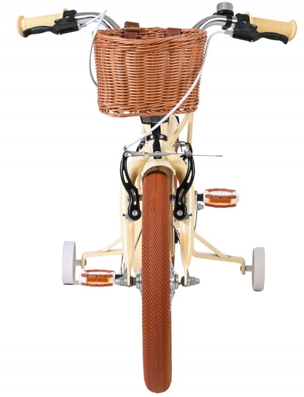 Volare Ashley Kinderfiets - Meisjes - 16 inch - Creme - Twee Handremmen