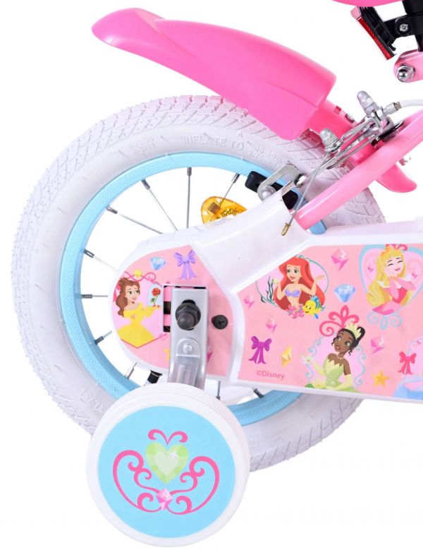 Magic Royals Kinderfiets - Meisjes - 12 inch - Roze - Twee Handremmen