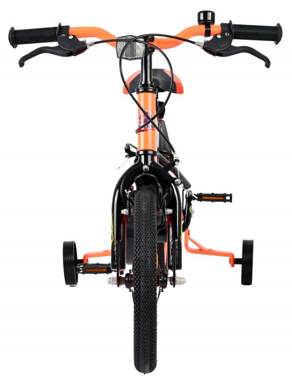 Volare Strike Kinderfiets - Jongens - 14 inch - Oranje - Twee handremmen