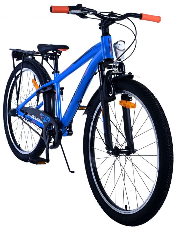 Volare Cross Kinderfiets - Jongens - 24 inch - Blauw - 3 versnellingen