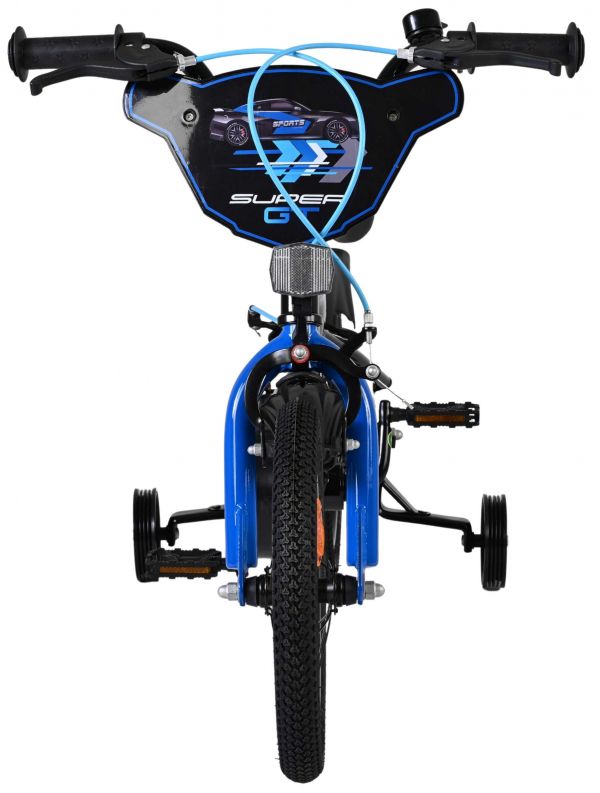 Volare Super GT Kinderfiets - Jongens - 14 inch - Blauw - Twee handremmen