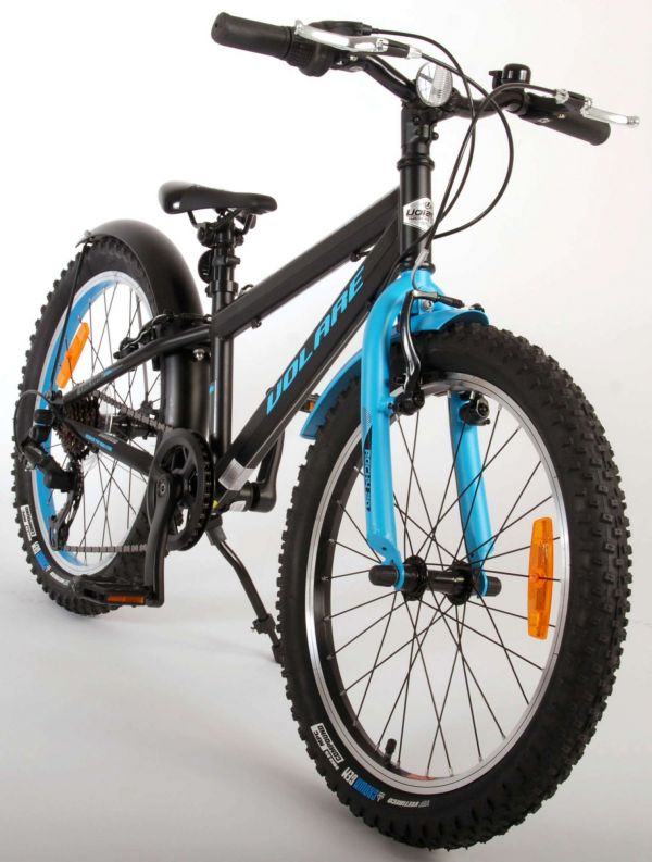 Volare Rocky Kinderfiets - 20 inch - Blauw Zwart - 85% afgemonteerd - 6 speed - Prime Collection Volare Rocky Kinderfiets - 20 inch - Blauw Zwart - 85% afgemonteerd - 6 speed - Prime Collection