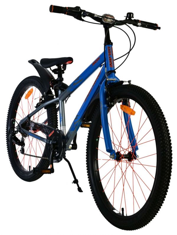 Volare Rocky Kinderfiets - Jongens - 24 inch - Blauw - 7 versnellingen