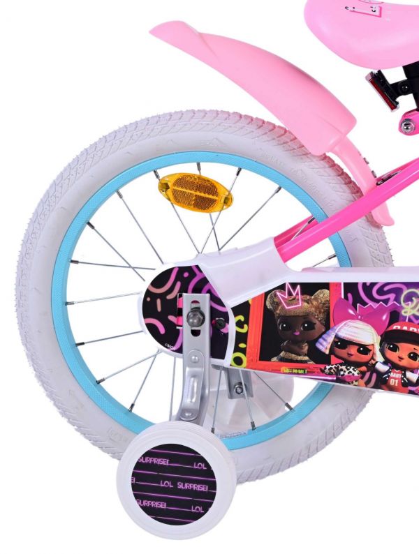 Dolls Kinderfiets - Meisjes - 16 inch - Roze