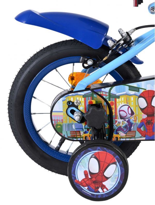 Spidey Kinderfiets - Jongens - 12 inch - Blauw - Twee handremmen