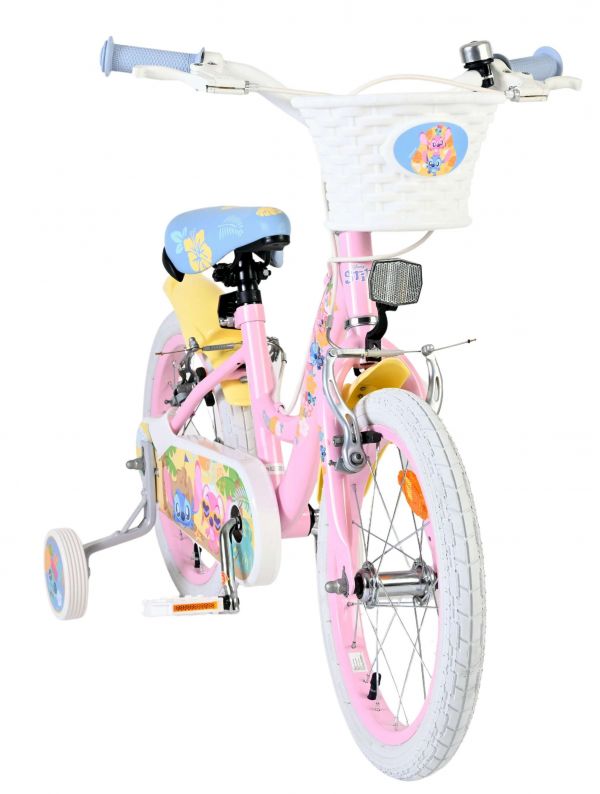 Disney Stitch Kinderfiets - Meisjes - 16 inch - Roze - Twee handremmen
