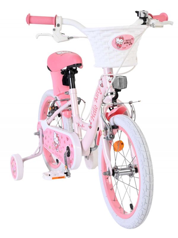 Hello Kitty Kinderfiets - Meisjes - 16 inch - Roze - Twee Handremmen