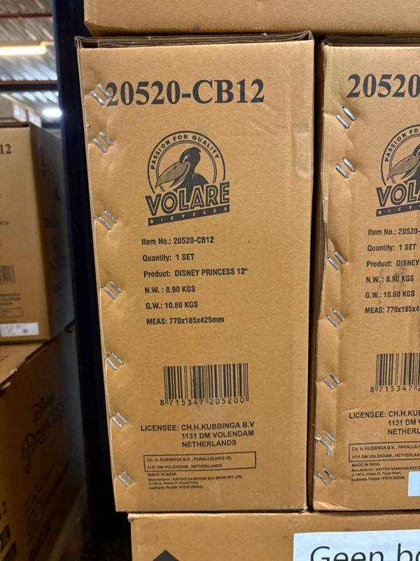 Disney Princess Kinderfiets - Meisjes - 12 inch - Roze