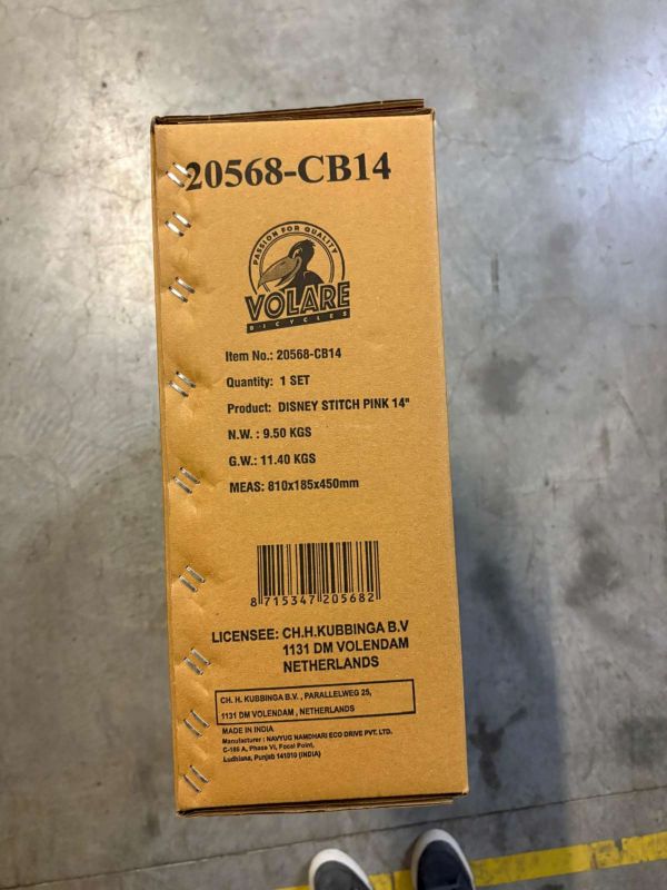 Disney Stitch Kinderfiets - Meisjes - 14 inch - Roze