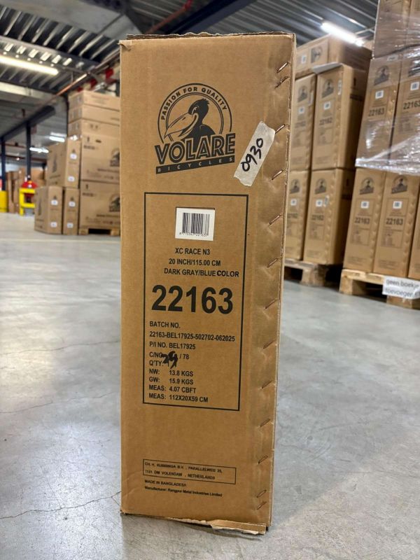 Volare XC Race Kinderfiets - 20 inch - Nexus 3 - Blauw/Grijs