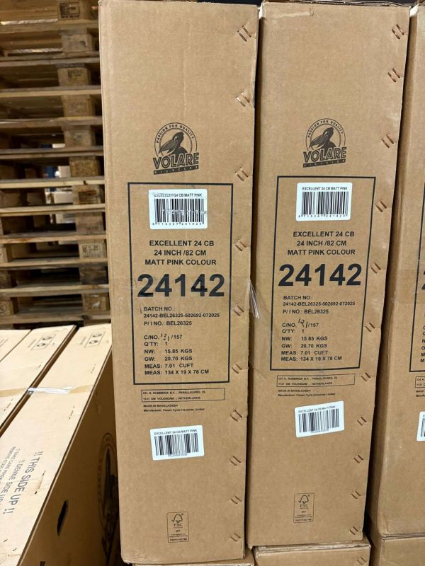 Volare Excellent Kinderfiets - Meisjes - 24 inch - Mat Roze