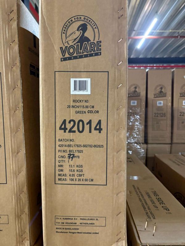 Volare Rocky Kinderfiets - 20 inch - 3 speed - Groen/Grijs