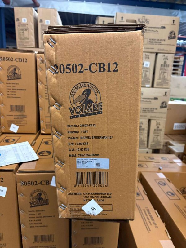 Spider-Man Kinderfiets - Jongens - 12 inch - Blauw/Rood