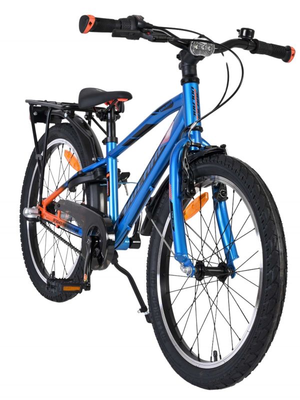 Volare Explorer Kinderfiets - Jongens - 20 inch - Blauw/Oranje - Nexus 3