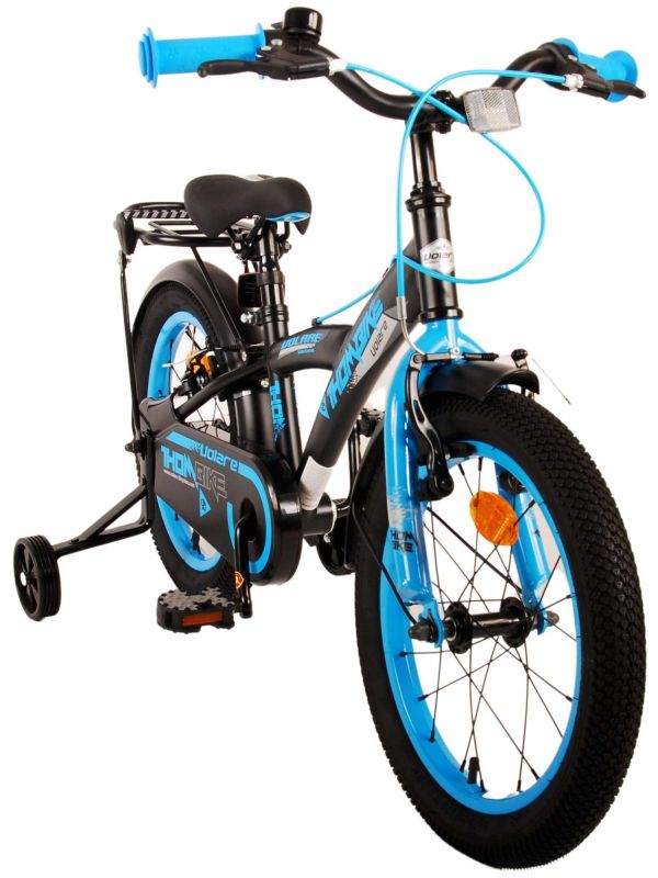 Volare Thombike Kinderfiets - Jongens - 16 inch - Zwart Blauw - Twee Handremmen