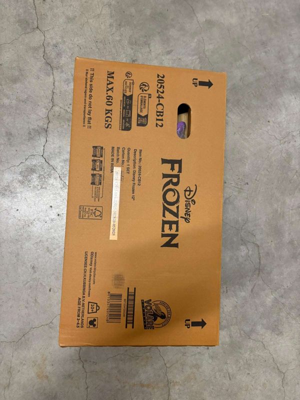 Disney Frozen 2 Kinderfiets - Meisjes - 12 inch - Blauw/Paars