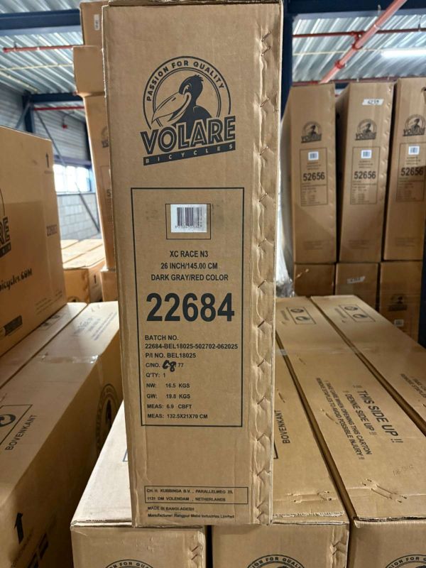 Volare XC Race Kinderfiets - 26 inch - Nexus 3 - Rood/Grijs