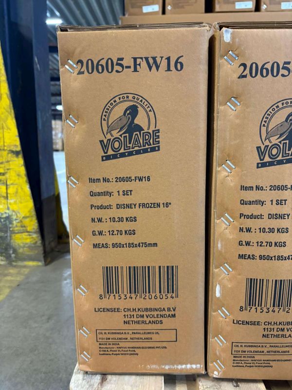 Disney Frozen 2 Kinderfiets - Meisjes - 16 inch - Blauw/Paars - Twee handremmen