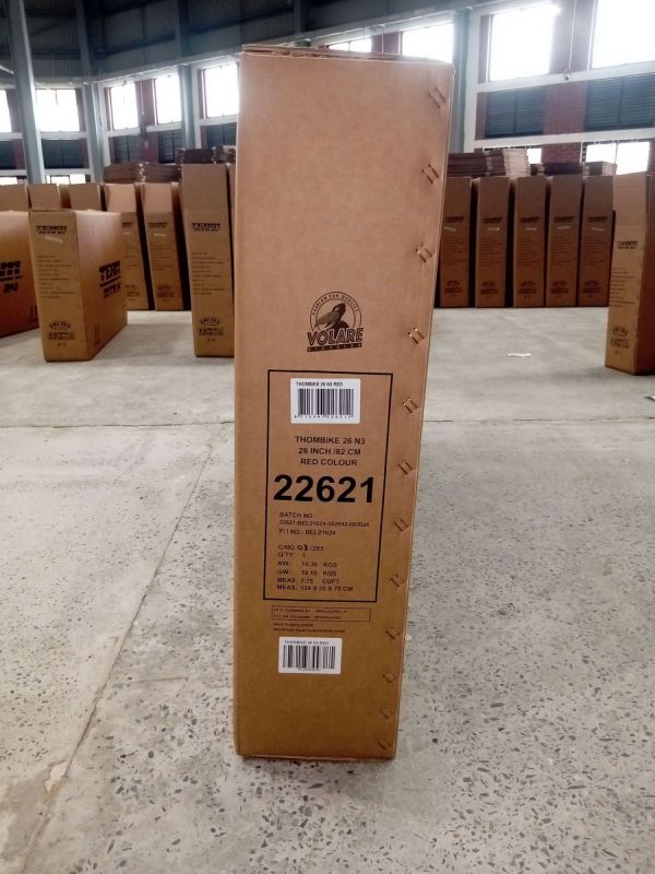 Volare Thombike Kinderfiets - Jongens - 26 inch - Zwart Rood - 3 versnellingen