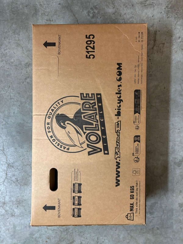 Volare Blossom Kinderfiets - Meisjes - 12 inch - Paars - Twee handremmen