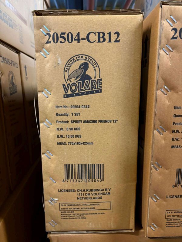 Spidey Kinderfiets - Jongens - 12 inch - Blauw