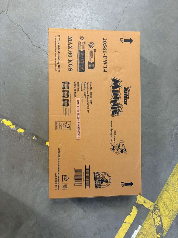 Disney Minnie Kinderfiets - Meisjes - 14 inch - Roze - Twee handremmen