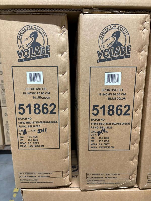 Volare Sportivo Kinderfiets - Jongens - 18 inch - Blauw Zwart