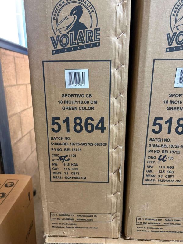 Volare Sportivo Kinderfiets - Jongens - 18 inch - Groen Zwart