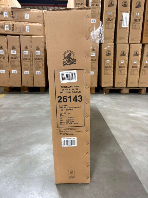 Volare Excellent Kinderfiets - Meisjes - 26 inch - Mat Roze - 3 versnellingen