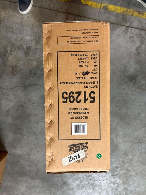 Volare Blossom Kinderfiets - Meisjes - 12 inch - Paars - Twee handremmen